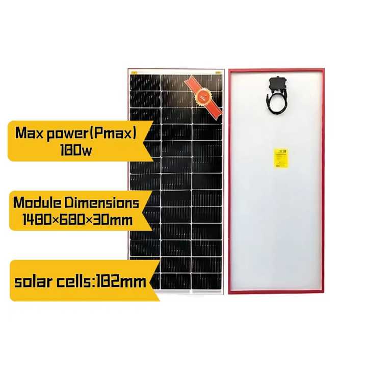 Solar Panel 150W High Efficiency 21.3% Monocrystalline Silicon for Solar Power Systems JXSOL