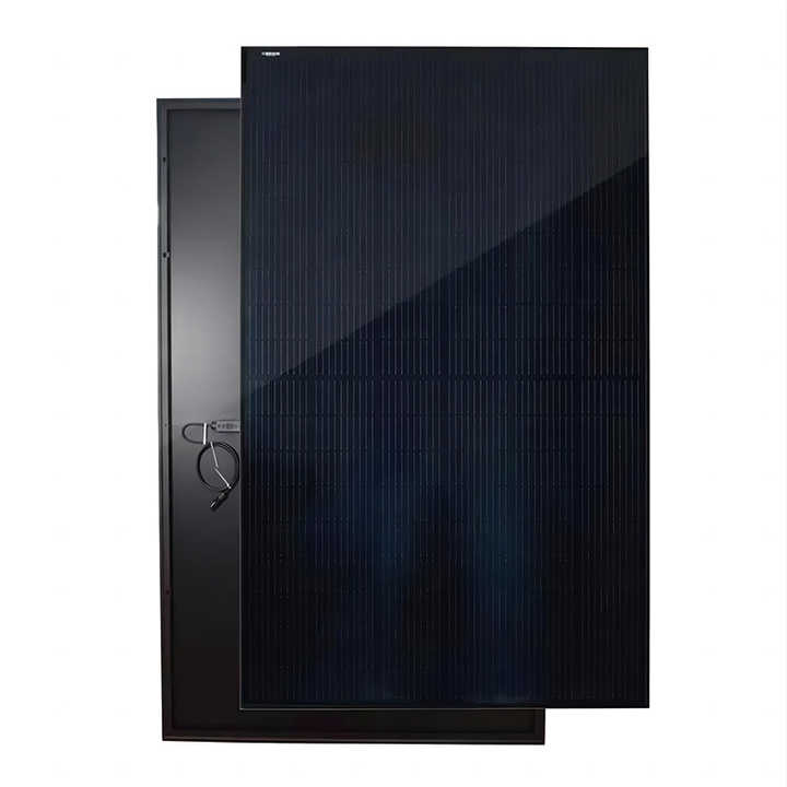 Black Frame Solar Panel 390W-410W High-Efficiency Monocrystalline Silicon PV Module for Residential Roof Solar Power Systems JXSOL