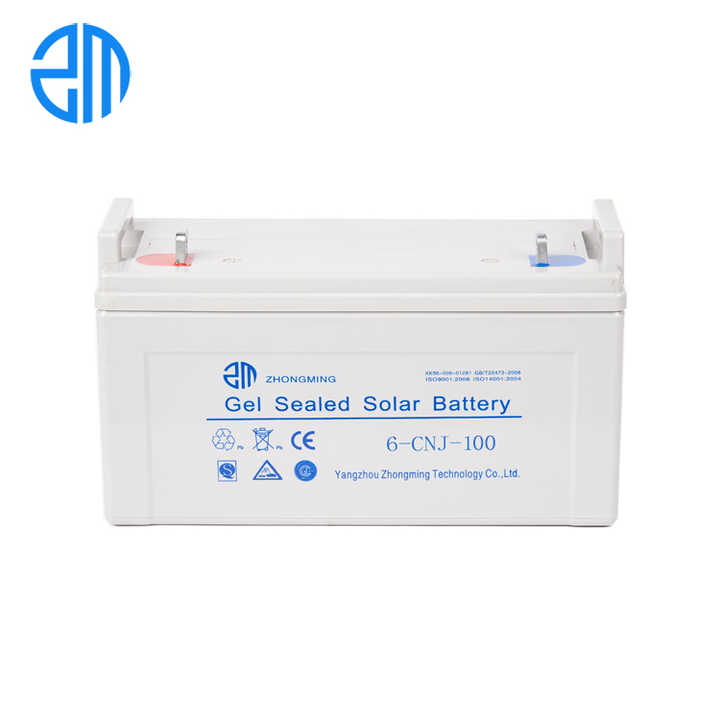 Deep Cycle AGM Storage Battery 12V 100Ah for Solar Energy Systems ZM SOLAR