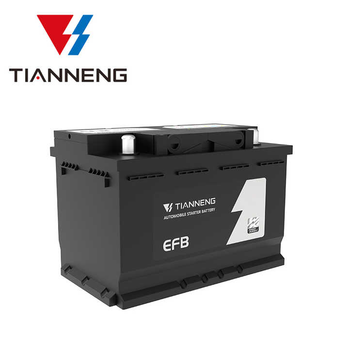 Tianneng H6 TAS Series Automotive EFB Start-Stop Car Lead Acid Battery for Electric Vehicles, High Security, AGM Technology, Customizable Weight, Zhejiang Origin