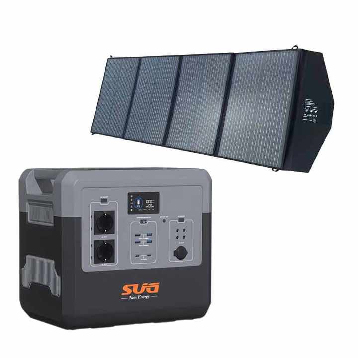 Portable Solar Power Station 300W 600W 1500W 110V 220V LiFePO4 Battery for Outdoor Indoor Use Pure Sine Wave