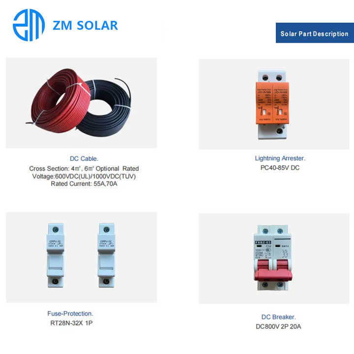 Portable Solar AC Powered Air Conditioner System 24000 BTU 500W Solar Power Household Use Zhongming