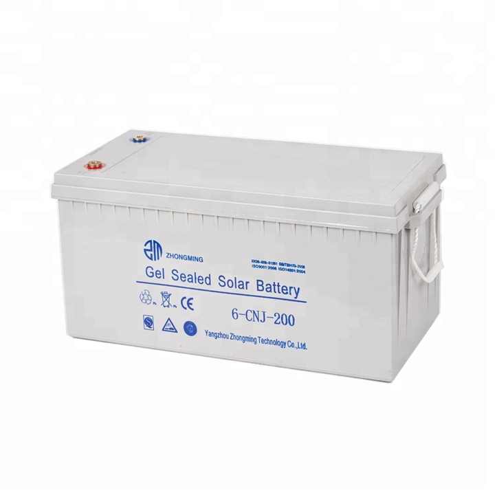 12V 100Ah-300Ah VRLA Gel AGM Deep Cycle Battery for UPS Solar Inverter Energy Storage ZM Solar