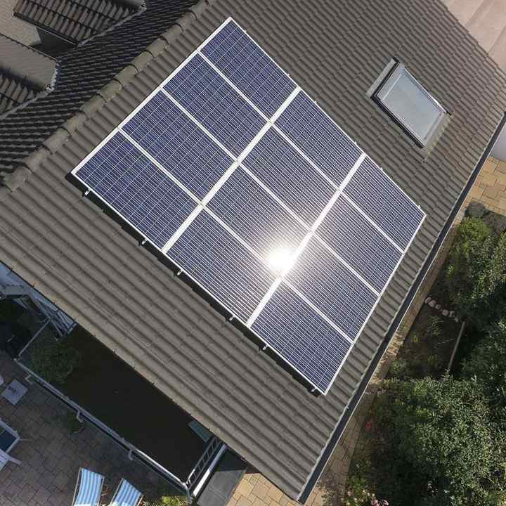370W Mono Solar Panel Module 360W Half Cell High Efficiency for Home Power Systems ZHONGMING
