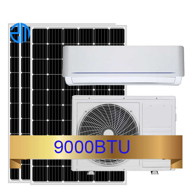 Solar Powered Air Conditioner 9000-24000BTU Cooling/Heating Household Mini Split System with 400W Solar Power for Home Use Zoomar Solar
