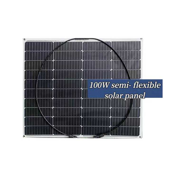 Flexible Solar Panel 80W-200W Semi-Flexible Photovoltaic Module for Solar Power Systems JXSOL