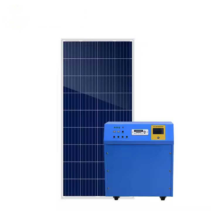 500W Off-Grid Portable Solar Power Generator Monocrystalline Silicon Panel Hybrid Inverter Home Energy Storage System ZM