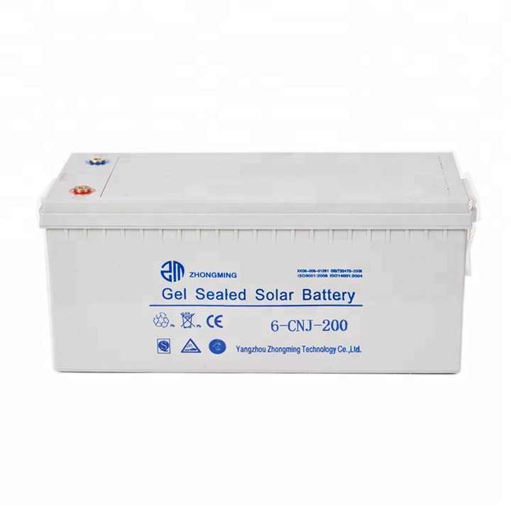 12V 100Ah-300Ah VRLA Gel AGM Deep Cycle Battery for UPS Solar Inverter Energy Storage ZM Solar