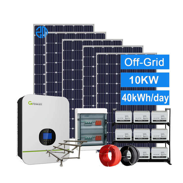 Complete Kit 2000W 3000W Solar Systems 5000W 10KW Off Grid Solar Panels 1000W Home Use zhongming