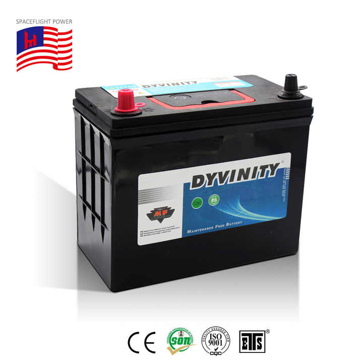 12V 45Ah Car Battery 46B24L NS60L Auto Battery for Replacement DYVINITY