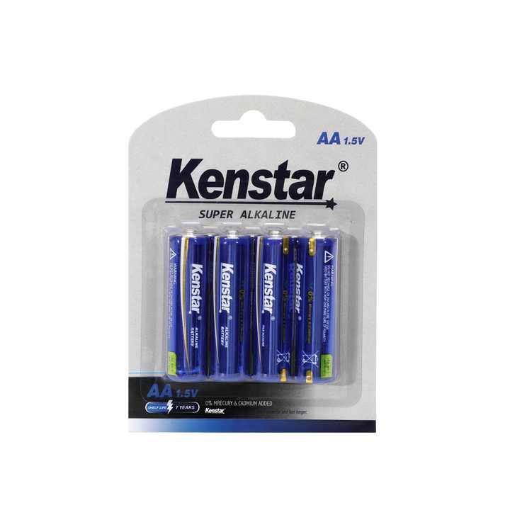 No.5 LR6 AA Alkaline Battery 1.5V 2500mAh Long-Lasting Power Supply for Toys Remote Control KENSTAR