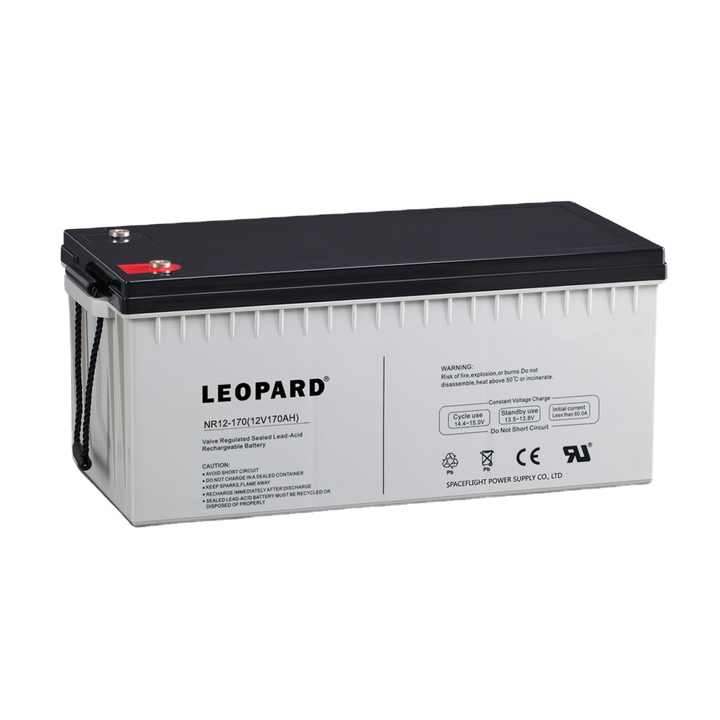AGM VRLA Battery 12V 170Ah Deep Cycle Sealed Lead Acid Solar Energy Storage System for Home Appliances Power Tools LEOPARD