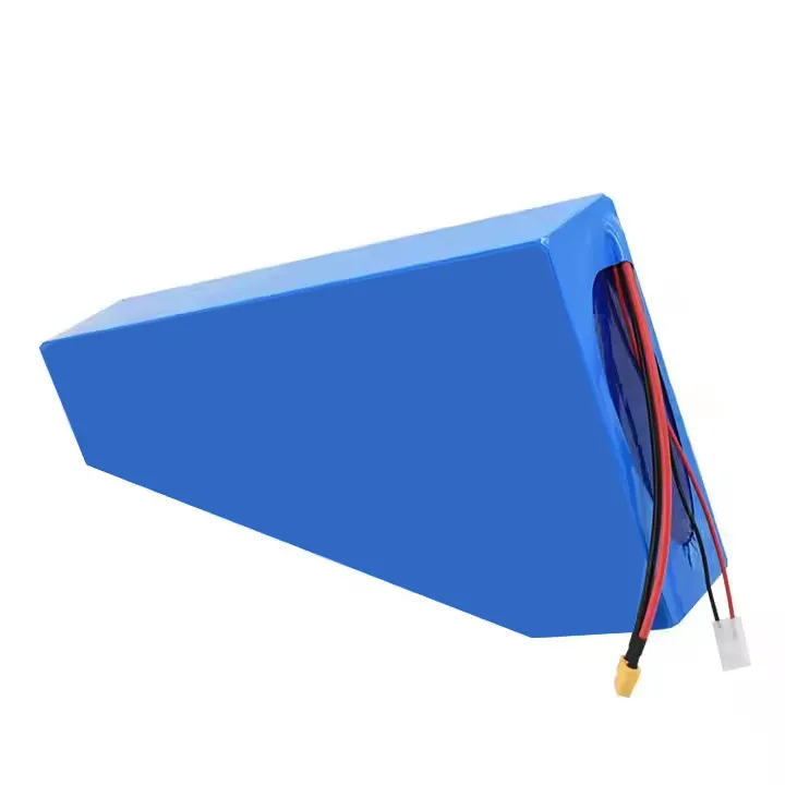 OEM Lithium Ion Battery 48V 15Ah 72V 10Ah 20Ah Triangle Battery 18650 Battery Pack for Electric Bike Mountain Bike with 800 Cycles Long Life and NCM Cathode Materials CNNTNY