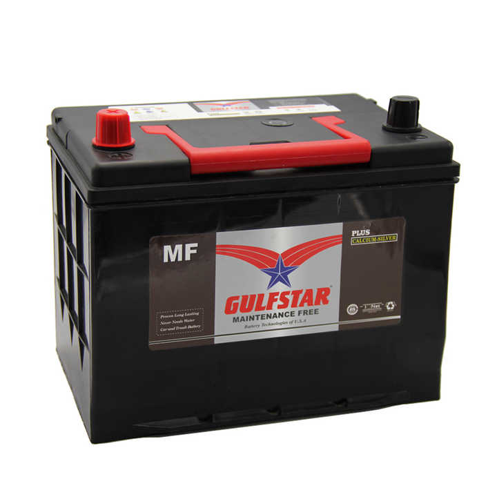 12V 60Ah MF Car Battery Factory Direct Auto Battery Hot Sale for Vehicle Starting Gulfstar