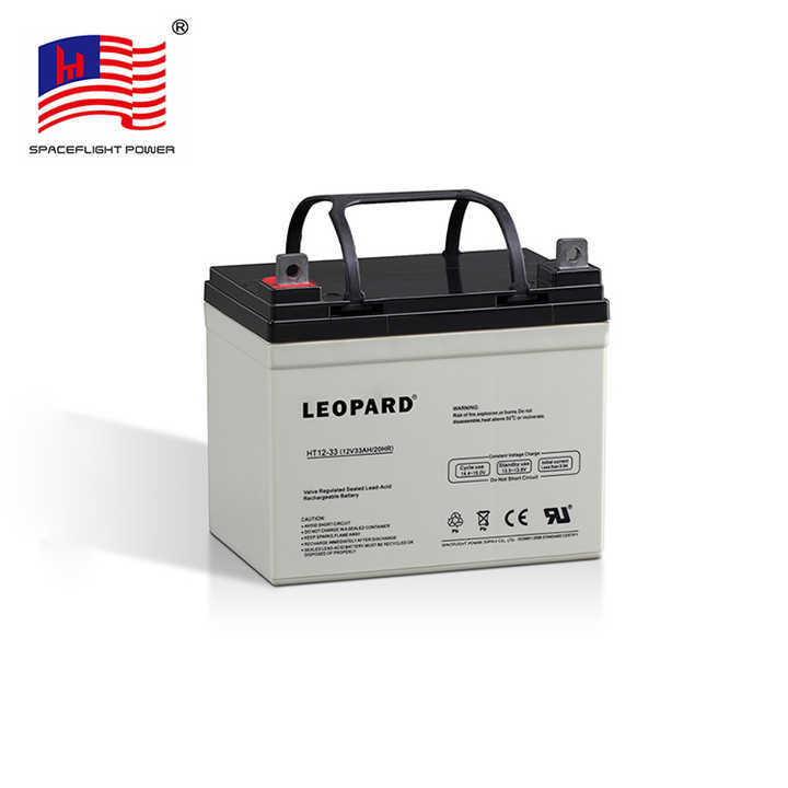 Rechargeable 12V 33Ah AGM Lithium Ion Battery Pack for UPS Solar Energy Storage Systems LEOPARD
