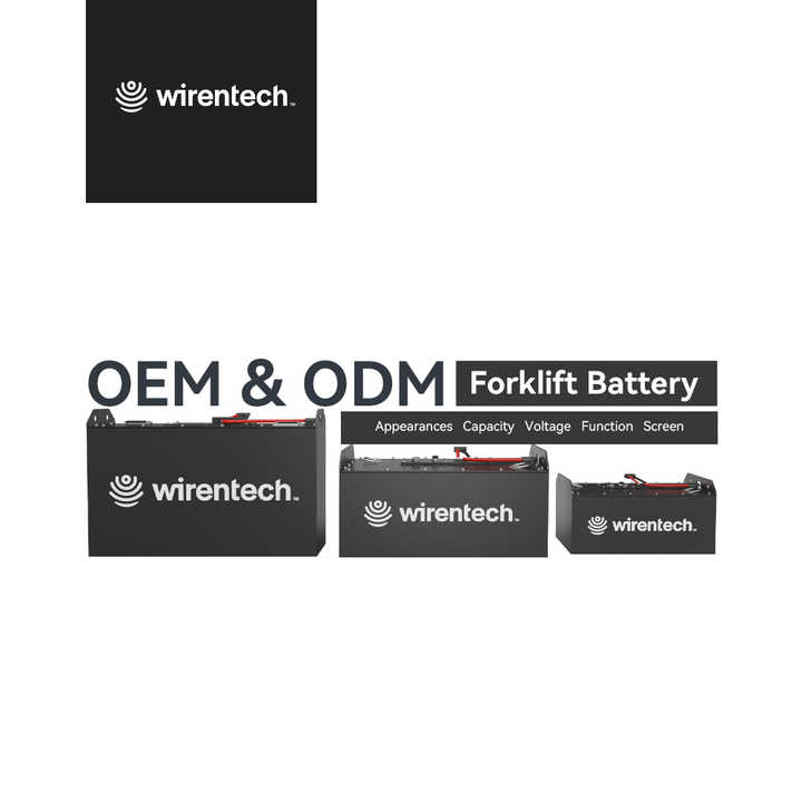 48 Volt 315Ah Industrial Forklift Battery High Capacity Lithium Battery for Electrical Forklifts 51.2V LiFePO4 6000 Cycles 220KG Wirentech