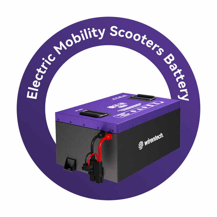 Solid State Lithium Golf Cart Battery 51.2V 105Ah LiFePO4 Golf Cart Energy Storage System Wirentech