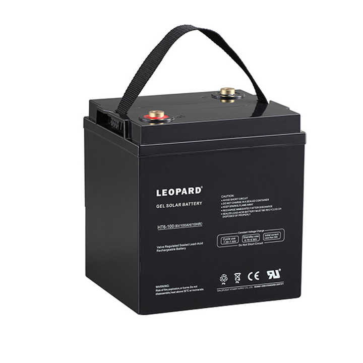 6V 100Ah Sealed Lead Acid Battery for UPS Systems Free Maintenance LEOPARD