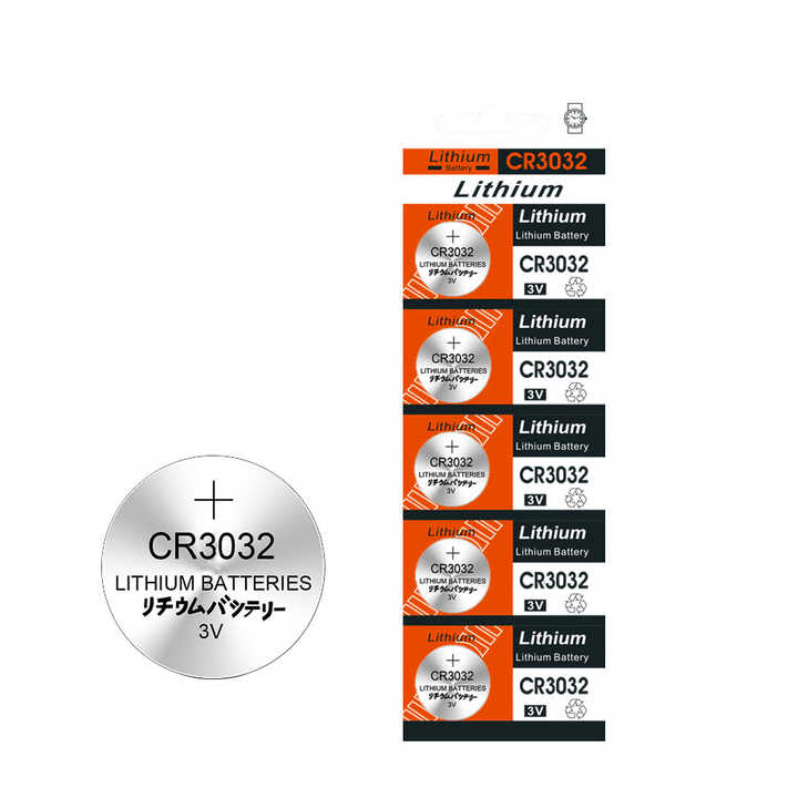 CR3032 Lithium Coin Cell Battery 3V 500mAh 0%Hg CE Certified for Consumer Electronics and Car Key