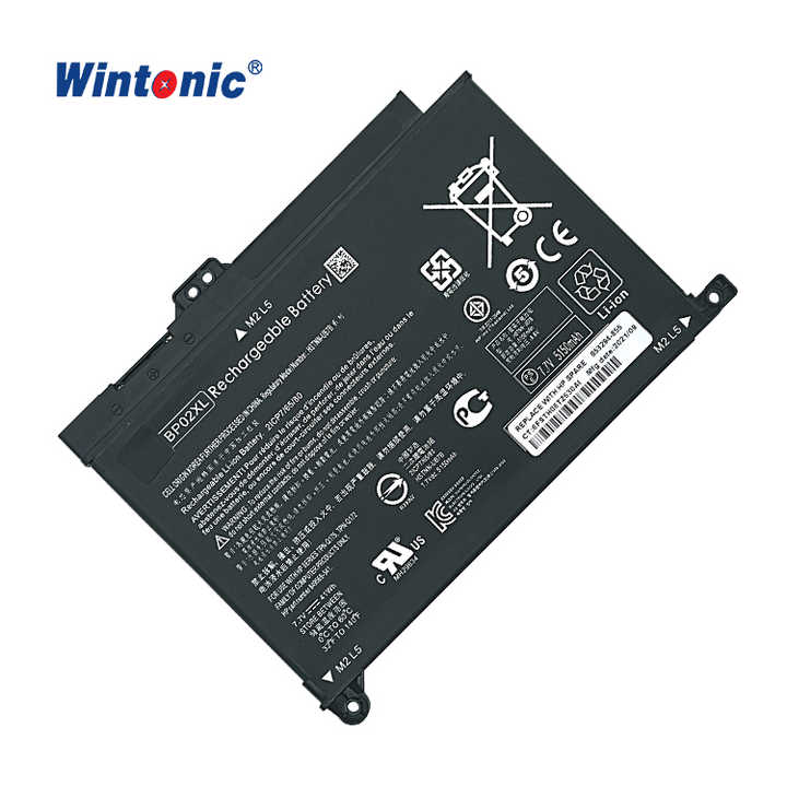 Laptop Battery BP02XL 7.7V 41Wh 4800mAh for HP Pavilion 15 AU000 Series HSTNN-LB7H HSTNN-UB7B Wintonic