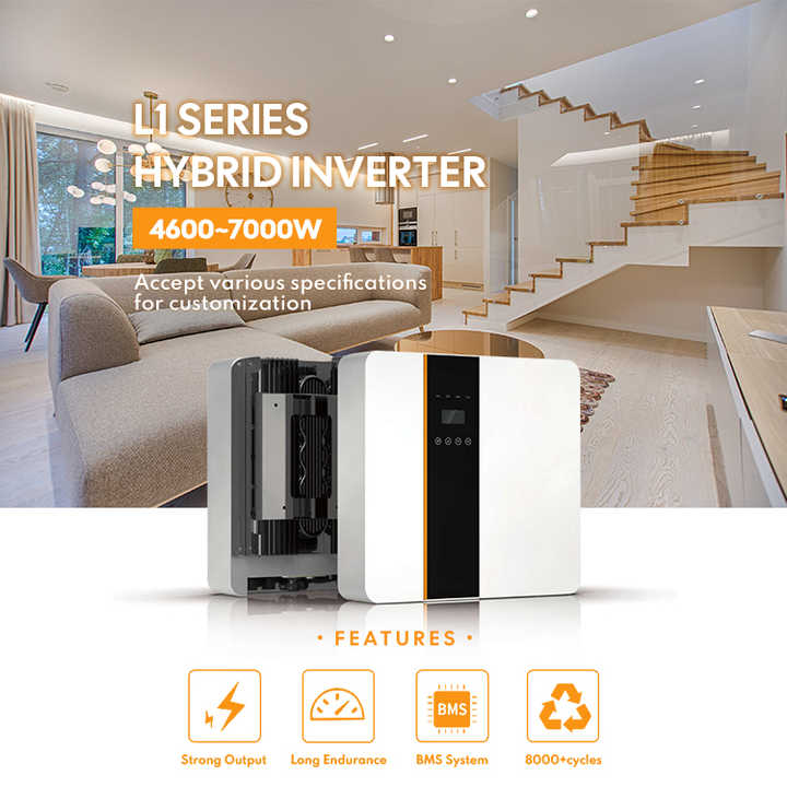 Hybrid Inverter Energy Storage System with Lithium Battery High Efficiency Solar Power Inverter for Residential and Commercial Use Wintonic