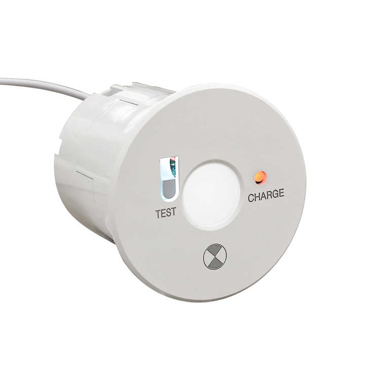 Indoor Lighting Recessed Mounted Non-maintained 2W LED Emergency Downlight with Lithium Battery 2 Hours for Hospital Corridor