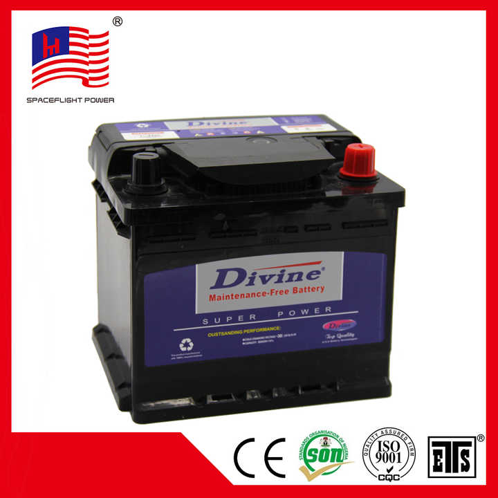 DIN44 Automotive Battery 12V 45Ah AGM Car Battery Quick Start Sealed Lead Acid Maintenance-Free for Car Gulfstar