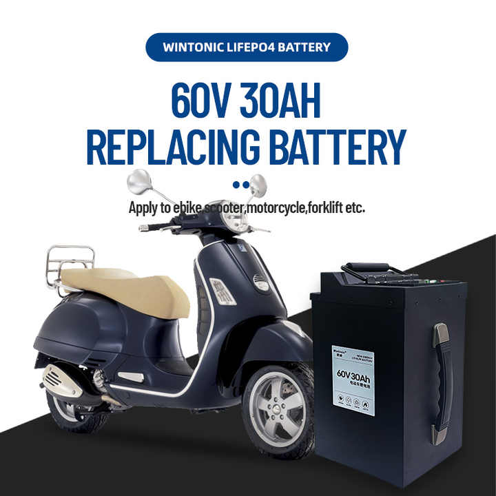 60V 30A Battery Pack High-Capacity LiFePO4 Power Battery for E-Bicycles and Electric Scooters