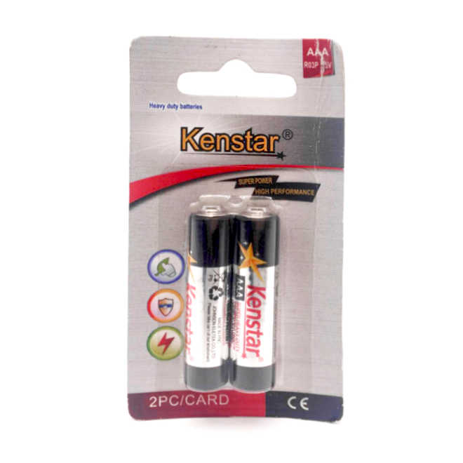 Kenstar AAA R03 Battery 1.5V Zinc Carbon Battery for Home Appliances, Toys, and Power Tools Johnson