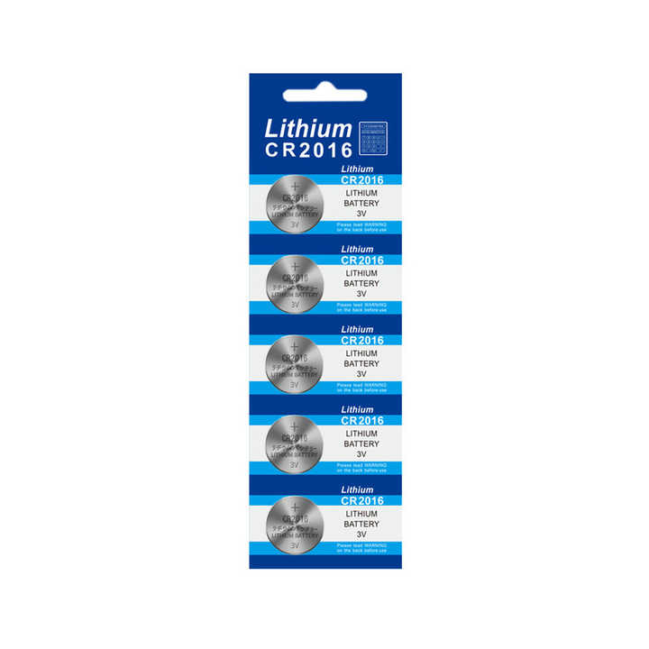 CR2016 3V Lithium Coin Battery 80mAh for Hearing Aids and Consumer Electronics