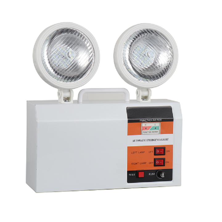 High Quality 6V Lead-Acid Battery LED Emergency Light Wall Mounted Iron & ABS Material for Emergency Lighting