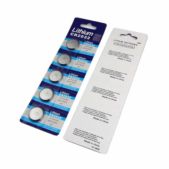 CR2032 3V 180mAh Lithium Coin Battery for Consumer Electronics, Car Key, and Home Appliances KENSTAR