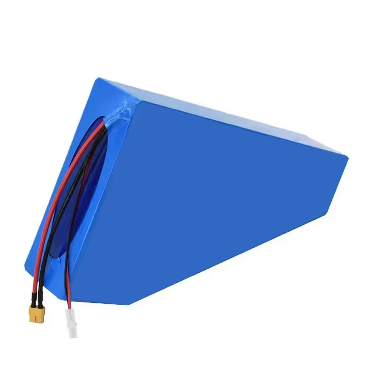 OEM Lithium Ion Battery 48V 15Ah 72V 10Ah 20Ah Triangle Battery 18650 Battery Pack for Electric Bike Mountain Bike with 800 Cycles Long Life and NCM Cathode Materials CNNTNY