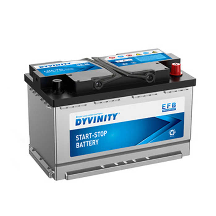 Factory Wholesale High Quality 6-QTPE-75 58043 Auto Batteries 12V Stop Start Car Battery with 79Ah Capacity for Replacement and Repair DYVINTY