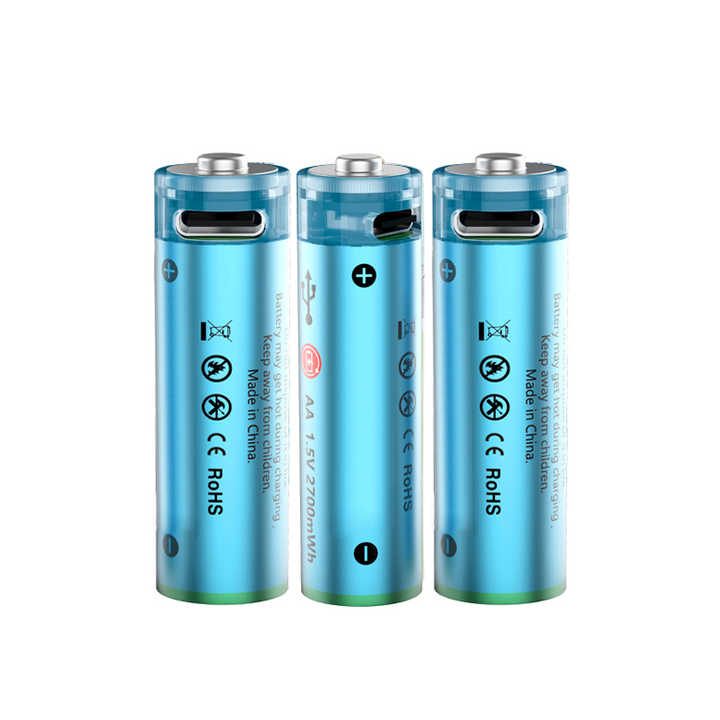 High Capacity 1.5V Lithium Ion Battery Pack with Low Internal Resistance USB Design Rechargeable 1000mAh for Toys Power Tools Home Appliances Consumer Electronics Jonhson