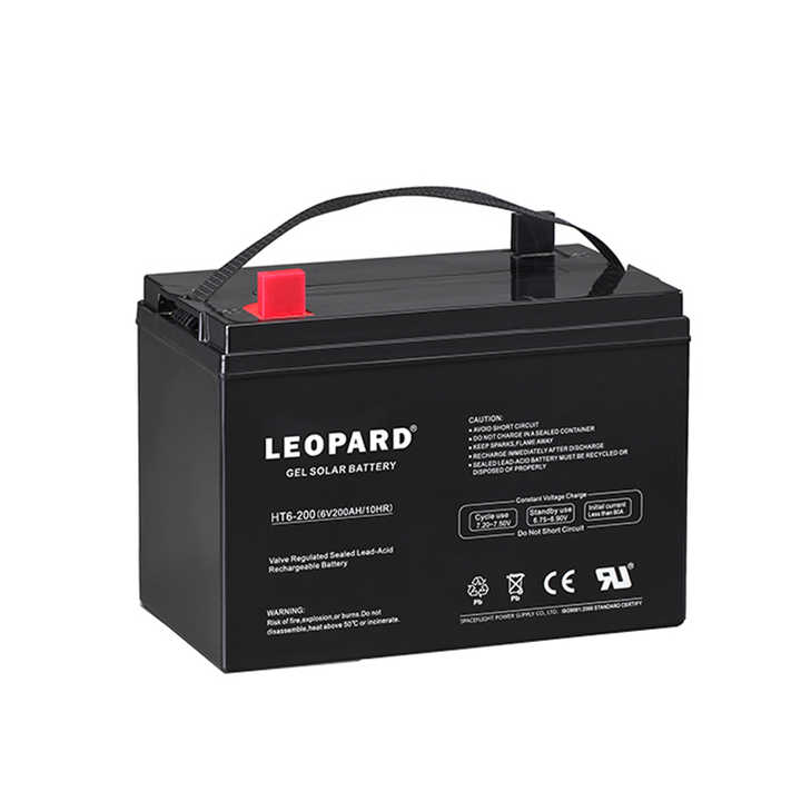 6V 100Ah Sealed Lead Acid Battery for UPS Systems Free Maintenance LEOPARD