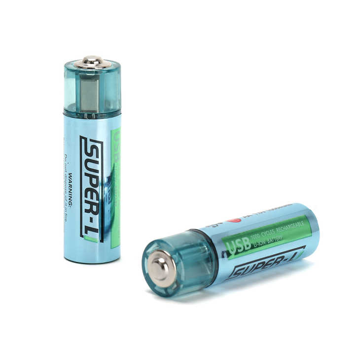 Rechargeable 1.5V USB AA Lithium Ion Battery Pack High Quality 1000 Cycles 16 Cells for Power Tools Toys Consumer Electronics kenstar