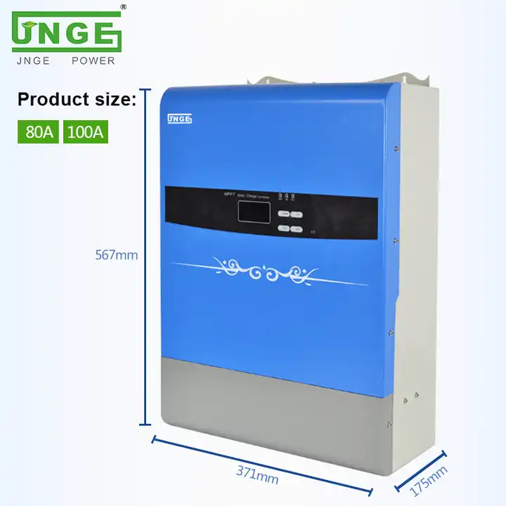 Lead Acid High Voltage MPPT Solar Charge Controller 80A 100A 192V 480V 584V for Solar Energy Systems with WIFI RS485 JNGE