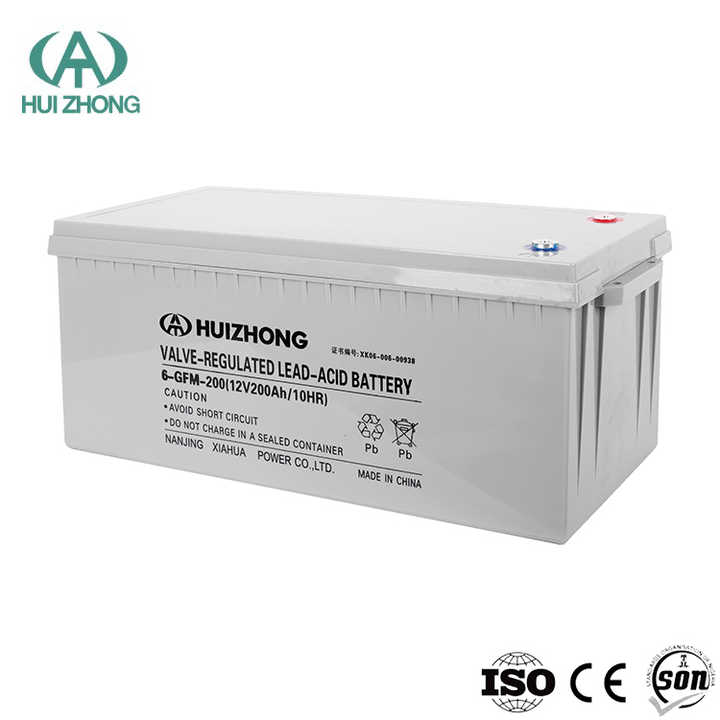 HIZN AGM 12V 200AH Deep Cycle Battery for Solar Energy Storage Systems and UPS