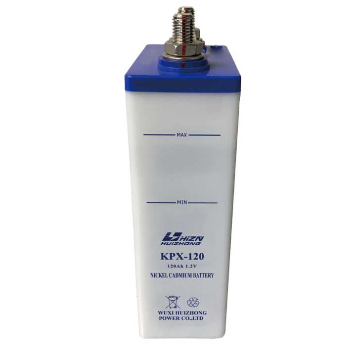 KPX 1.2V 120Ah Ni-Cd Battery Super High Discharge for Electric Vehicles Solar Energy Storage Systems HIZN