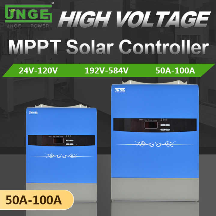 Lead Acid High Voltage MPPT Solar Charge Controller 80A 100A 192V 480V 584V for Solar Energy Systems with WIFI RS485 JNGE