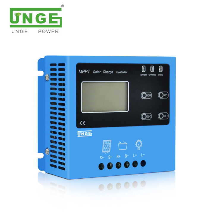 MPPT Solar Charge Controller 12V 24V 10A 20A High Efficiency 24Hr Operation for Solar System Lighting Battery Charging JNGE