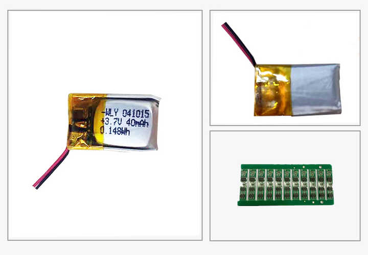 Rechargeable Lithium Polymer Battery 3.7V 40mAh for Toys and Consumer Electronics WLY