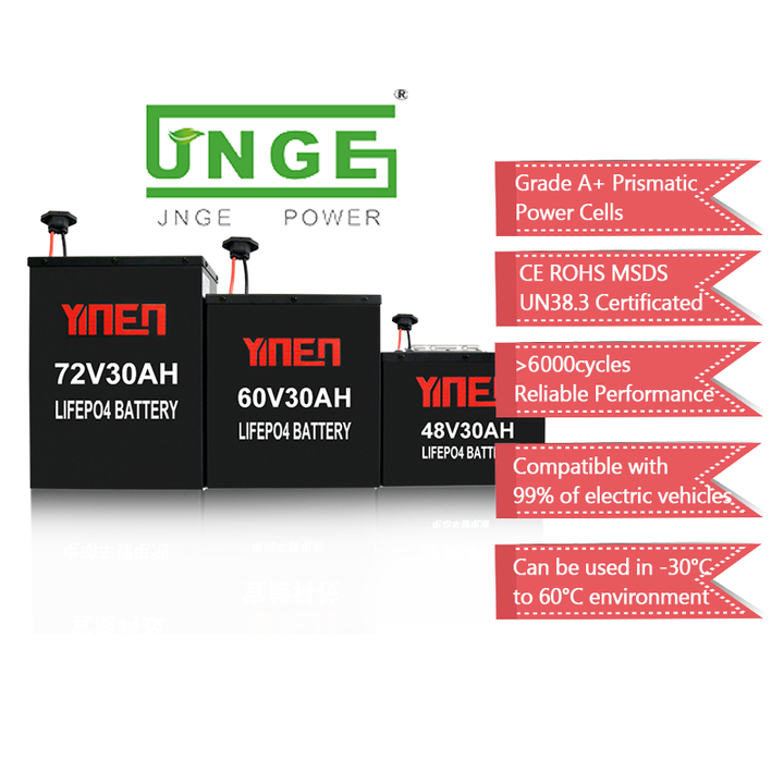Lithium Ion Lifepo4 Battery Pack 72V 60V 48V 30AH 50AH High-Cycle Life for Electric Forklifts Golf Carts Solar Storage YINEN