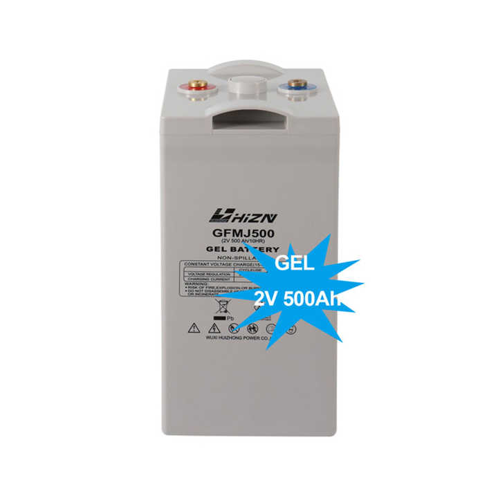 GEL 2V 500Ah Deep Cycle Battery Lead Acid for Solar Energy Storage Systems UPS HIZN