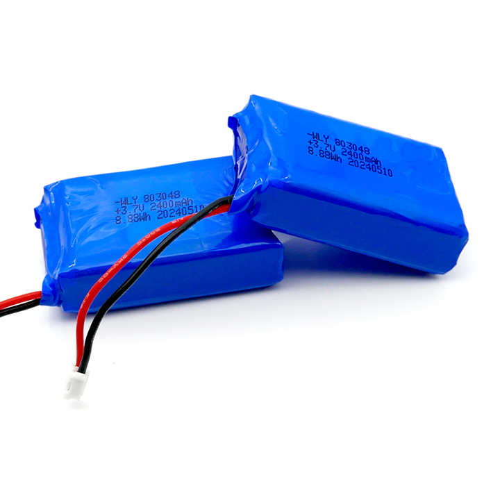 Rechargeable 3.7V Lithium Ion Battery Pack 803048 1200mAh 2400mAh 3000mAh 4000mAh Customized for Consumer Electronics Toys Home Appliances Wiliyoung