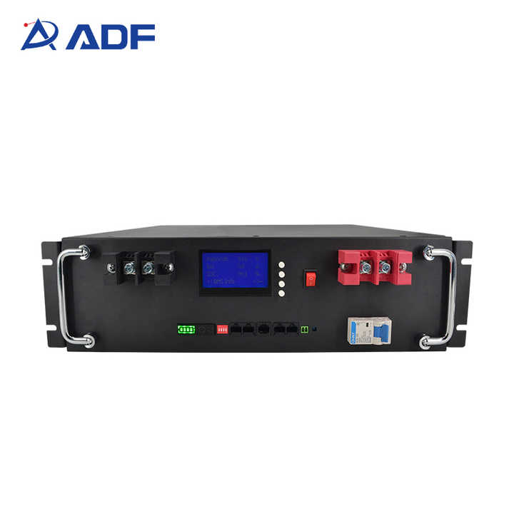 51.2V 30kWh - 50kWh Lithium Iron Phosphate (LiFePO4) Rack-Mounted Stackable Battery Energy Storage System for Home Solar Power Storage ADF