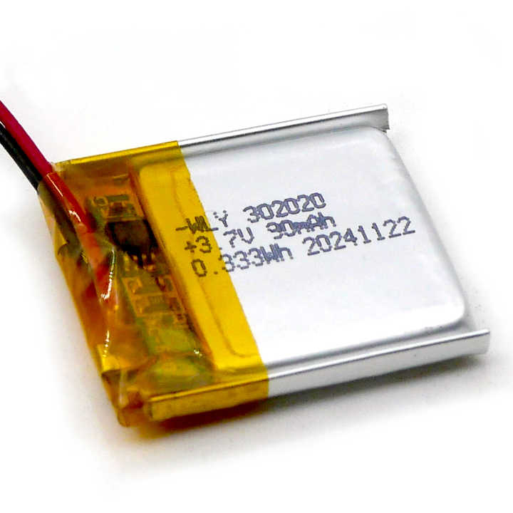 Mini Rechargeable Wearable Lithium Polymer Battery 302020 90mAh 100mAh 120mAh 150mAh for Consumer Electronics and Home Appliances Wiliyoung