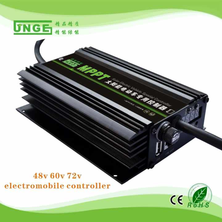 MPPT Boost Charger 48V/60V/72V/80V/96V 10A High Efficiency Solar Charge Controller for Renewable Energy Systems JNGE