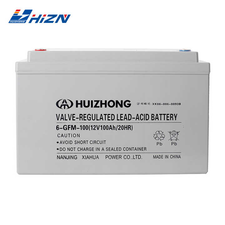 Lead Acid Solar Battery AGM 12V 100AH Deep Cycle Long Life for Home Energy Storage Systems HIZN